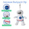 The Petting Zoo Astronaut Stuffed Animal Plushie Backpack Clip, Gifts