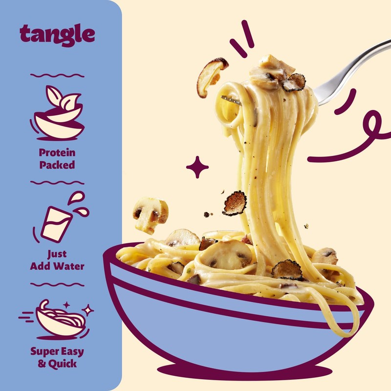 Samyang Tangle Creamy Mushroom Linguine Truffle and Shiitake Flavor Savory