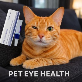 Pet Eye Cream for Cats, Dogs, Puppies, Kittens, Horses, Cattle, Sheep, Birds - 1 Pack