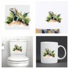 Iguana Stickers, Reptile Mugs & Cups, Wall Decor, Covering Marks,