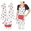 Lashuma Tea Towels Cotton 48 x 46 cm, Butterfly 2