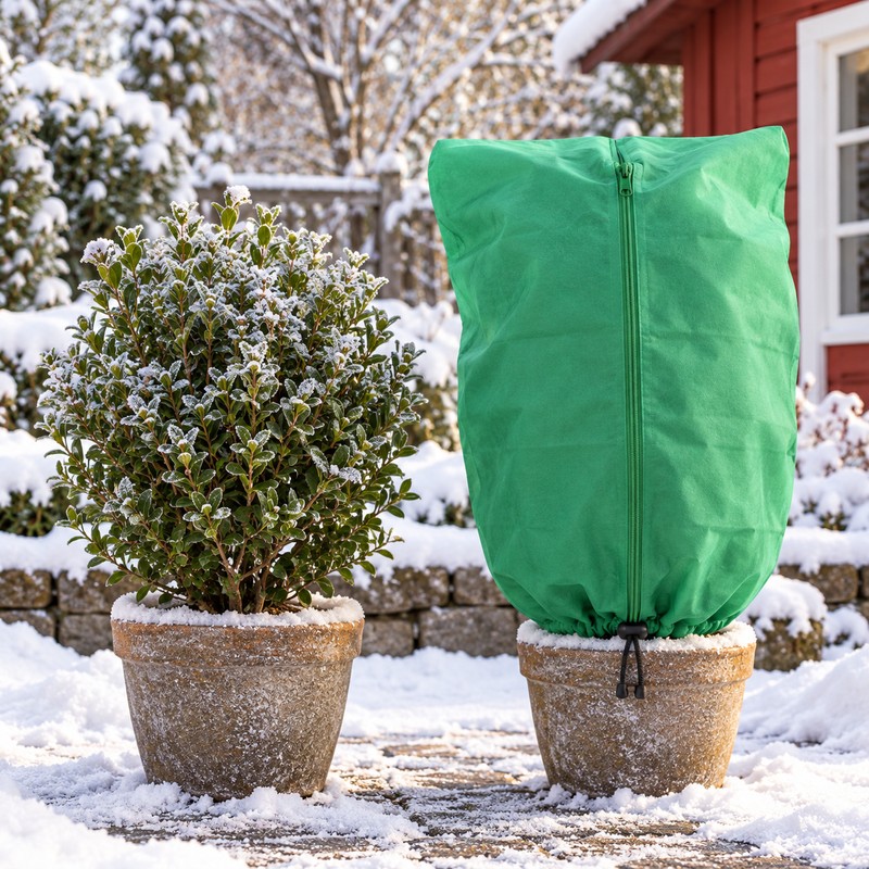 Plant Covers Freeze Protection Frost Cloth Blanket – Reusable Winter
