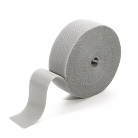 HIMIHOM Fastening Band, Velcro Tape, Thin, Width 0.8 inches (20 mm) x 16.4 ft (5 m), Strong, Reusable, Cable Organization, Cut Free, Wire Organization, For Home and Office Use (Gray,2CM*5M)