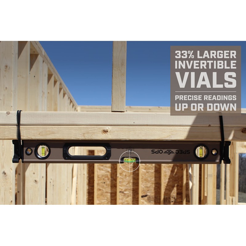 Spec Ops Tools 48" Box Beam Level, Tourniquet Bungee System,