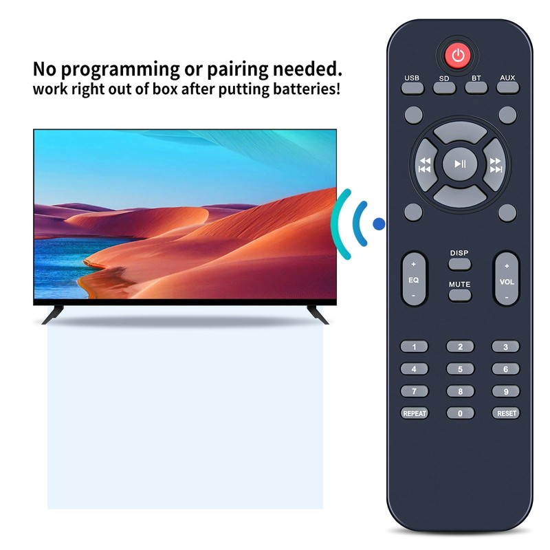 Replacement Soundbar Remote Control Compatible with Acoustic Audio AA2103 Home