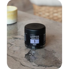 LAKRIDS BY BÜLOW - 1 - Black Licorice - Sweet - 5.3 oz - Vegan Gourmet Licorice from Scandinavia - Gluten Free & Gelatine Free - Swedish Candy Alternative