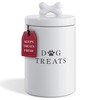 Barnyard Designs Large Dog Treat Container Airtight with Lid, Cute