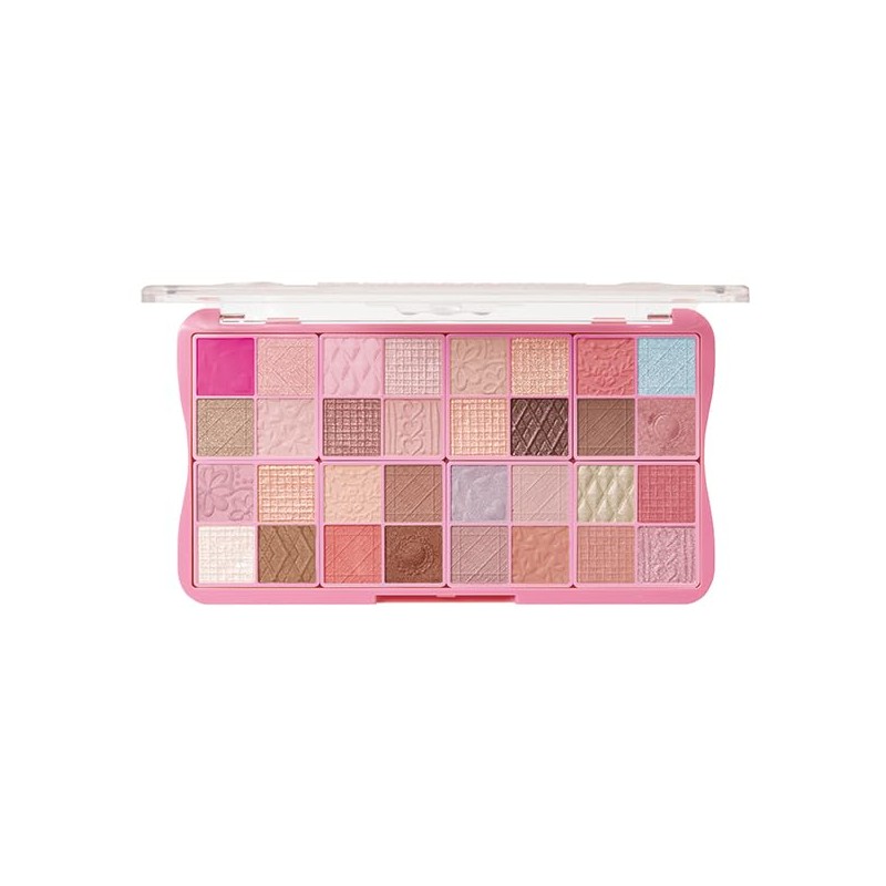 Canmake Super Cute! Palette 40th 7g Eyeshadow, 32-Color Multicolor Eyeshadow