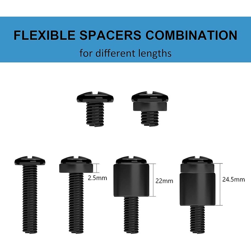 LSB-FL Monitor and TV Mounting Screws M4 to M8 Screws