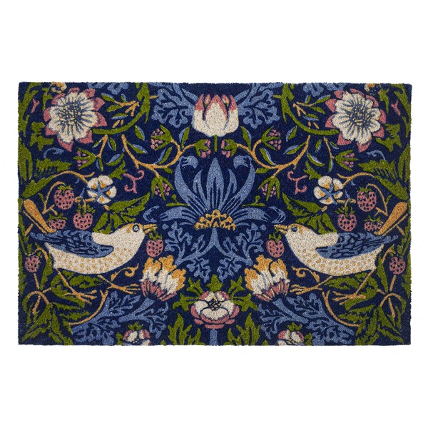 Entryways Victoria and Albert Museum from Strawberry Thief Large Coir Doormat, 24 inches by 36 inches by .5 inches