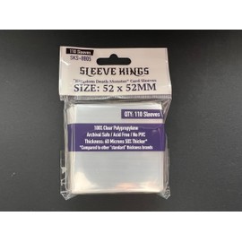 Sleeve Kings "Kingdom Death Monster" Card Sleeves 52 X 52 mm (4x110 Pack, 440 Sleeves)