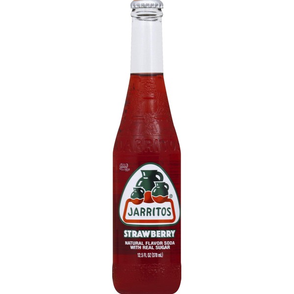 Jarritos Soda, Strawberry, Bottle, 12.50-Ounce (Pack of 24)