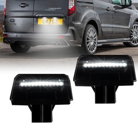 2Pcs For Ford Transit MK5 MK6 MK7 Connect 1985-2014 LED Number License Plate Lights Lamps Super Bright 6000K Canbus OEM#1732840