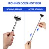 2 Piece Portable Extendable Back Scratcher, Telescopic Scratcher Bear Claw