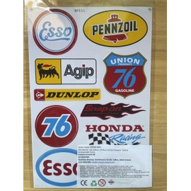 Sponsors Sticker Film Weatherproof 1 Sheet 270 x 180 mm