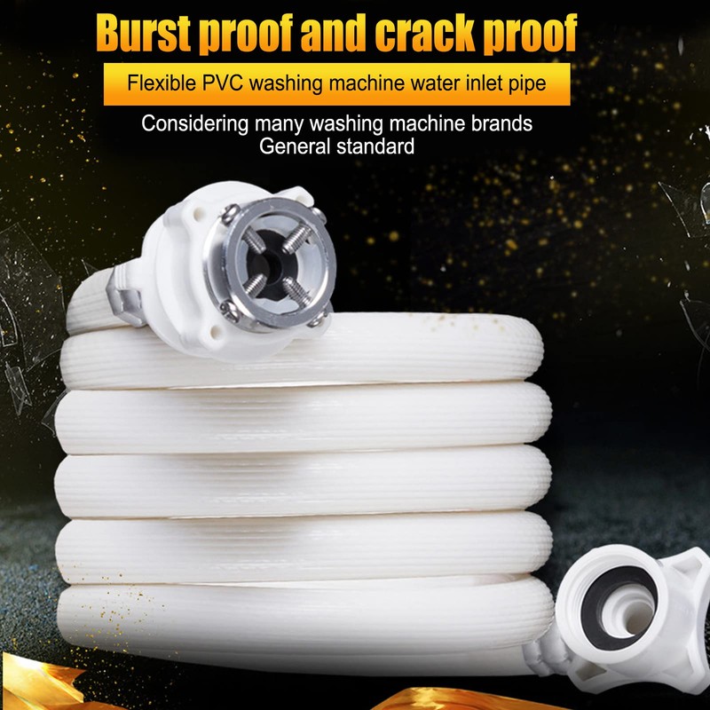 Washing Machine Water Inlet Hose,Burst Proof PVC Washing Machine Water