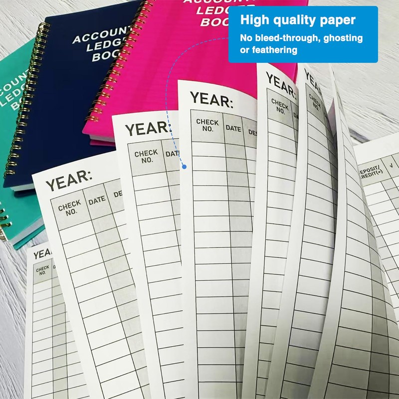 Checkbook Register - Check Register Book for Personal or Business,