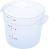 Carlisle FoodService Products Storplus Round Food Storage Container with Stackable