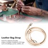 Leather Bag Strap 41.33 to 48.03in Adjustable 0.35in Wide Replacement