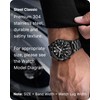 Fullmosa Correa Metálica de Reloj de Liberación Rápida, Pulsera Reloj