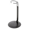 Plymor DSP-70B Black Adjustable Doll Stand, fits 12, 13, 14,
