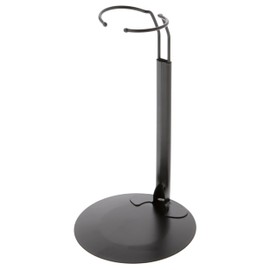Plymor DSP-70B Black Adjustable Doll Stand, fits 12, 13, 14, 15, 16, and 17 inch Dolls or Action Figures, Waist is 2.25 to 2.75 inches Wide, 6 to 8 inches Around