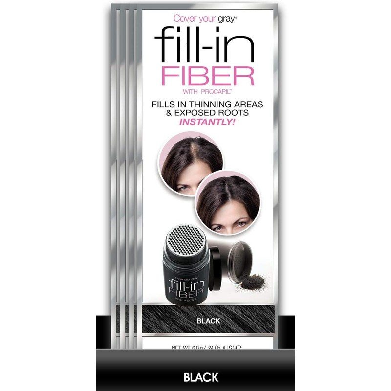 Cover Your Gray Pro Fill-In Fibers con Procapil - Negro