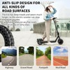 BANGTING 2PCS 60/70-6.5 Scooter Tire, 10x2.5 inch Tire Solid for
