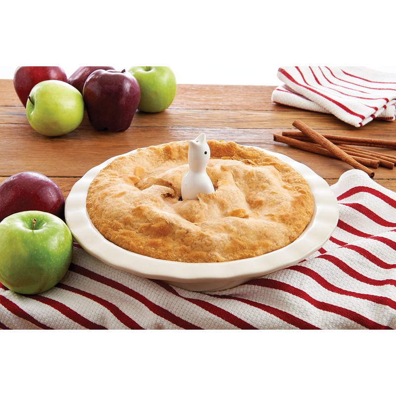 Mrs. Anderson's Baking Pie Bird, 3.75-Inches, Fine White Porcelain