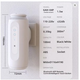 Toolzia Waterless Essential Oil Diffuser - Portable Aromatherapy Diffuser