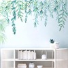 VePret Green Hanging String of Willow Wall Decals Peel and