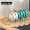 SHUTKMVCW Dish Rack Plates Holder 2 Pack set, Plate organizer