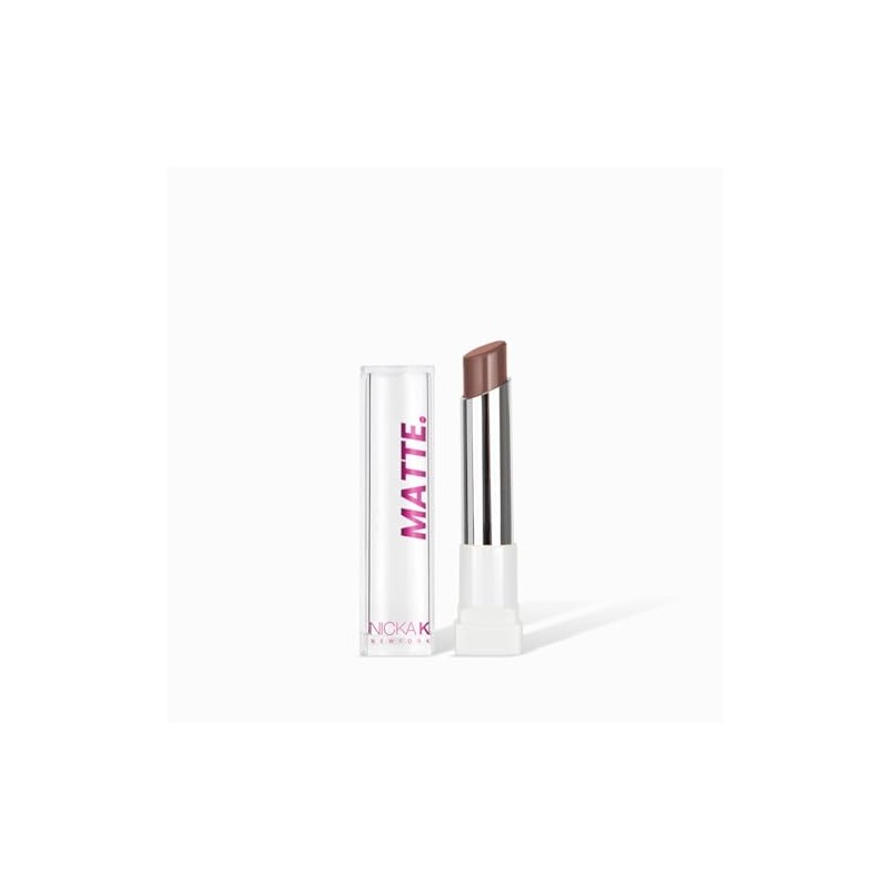 NICKA K NEW YORK Matte Lipstick, Espresso LSMT09, Long Lasting,
