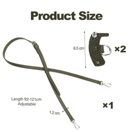 Compatible with Longchamp Shoulder Strap Leather Compatible with Longchamp Shoulder Strap Le Pliage Mini Strap Le Pliage Shoulder Strap Compatible with Longchamp Mini with 1 Pair of Leather Buckle