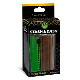 Stashios Stash & Dash Kit Chicken Dog Treat Dispenser, Unique Design, Portable, Sticks, Protein Rich
