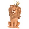 Gisela Graham Resin Lion with Crown Hanging 9 x 4.5