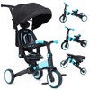 Babevy Baby Tricycle, 7-in-1 Folding Kids Tricycle with Adjustable Parent