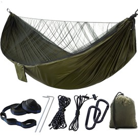 Ultralight Mosquito Net Hammock Full Automatic Speed Open Aerial Tent Parachute Cloth 2 Person Mosquito Hammock