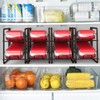 MOOACE 4 Pack Can Dispenser Rack, Stackable Can Storage Organizer