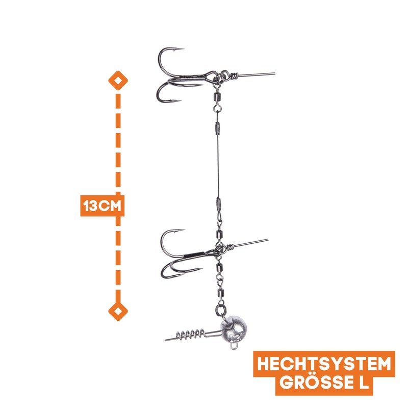 Zite Fishing Pike System Set L 13 cm Big Bait