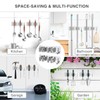 homeasy Wall Mount Mop and Broom Holder, Heavy Duty Stainless