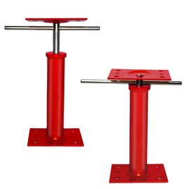 House Jacks for Leveling, 2 PCS Adjustable Jack Post 11"-16" Basement Floor Jack, Screw Floor Jack Post Supports Stabilizer Jacks for House Foundation, Stairs, Porches, Roof Beams