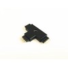 HUALAND 10pcs 10mm 4-pins T-Shape 3-Ends Female Connector for LED