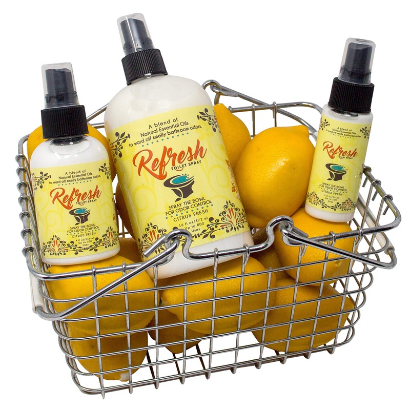 Refresh Toilet Spray Spray The Bowl For Odor Control (Citrus