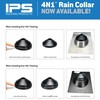 IPS Multi-Size 4N1 Pipe Flashing Repair Rain Collar (Case of