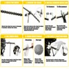 Bike Chain 6/7/8 Speed, 116 Links Bicycle Chains with Bikes