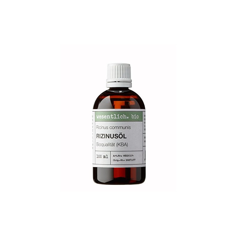 Castor Oil Organic Cold-Pressed 100 ml from Essential - for