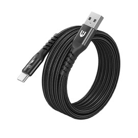 PEVive USB C to USB Fast Charging Cable Nylon Braided Cord 480Mbps Speed Transfer Cable Replacement for Phone Laptop