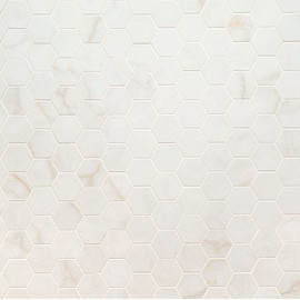 MSI Brighton Grey 12 in. x 12 in. Matte Porcelain Hexagon Floor Tile and Wall Tile for Bathroom, Kitchen Backsplash, Accent Wall Tile, Shower Wall Tile, Mesh Mounted Mosaic Tile