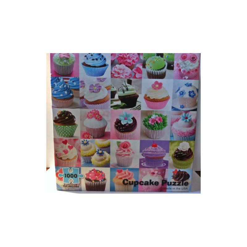 Cupcake 1000 Piece Puzzle + Mini Poster by Re-marks